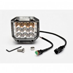 5 Inch Universal Led Driving Light With Side Shooters For Off-Road 4x4 Vehicles